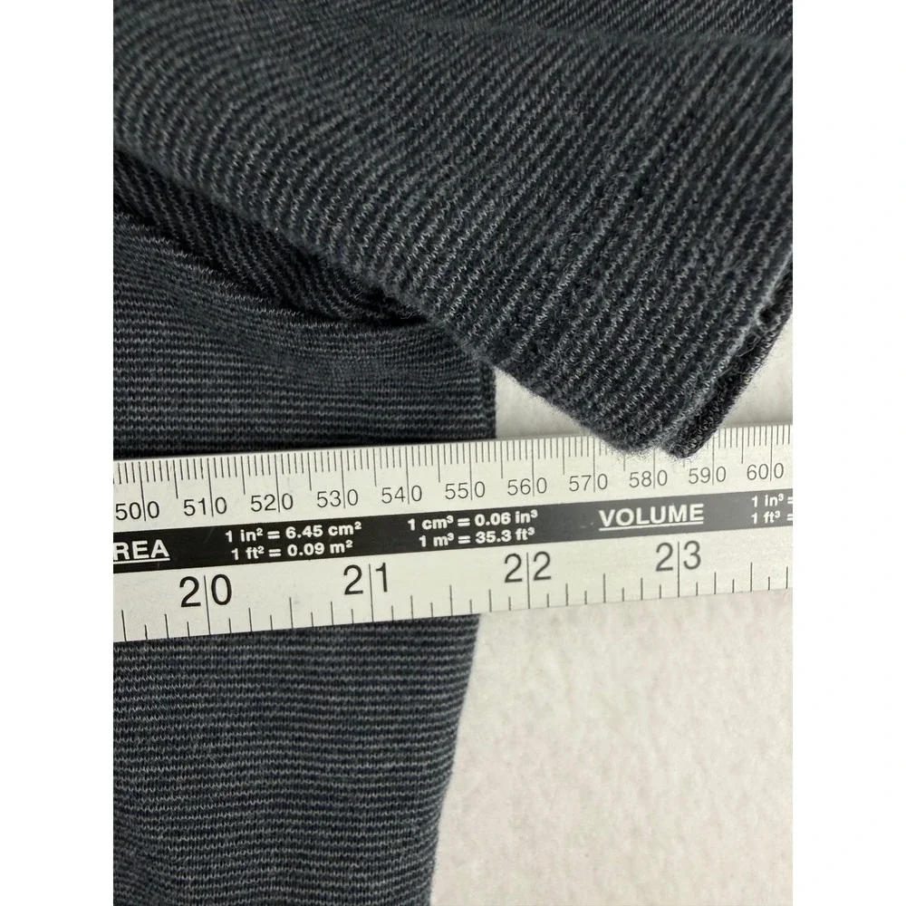 Banana Republic Polo‎ Shirt Mens XL Charcoal Gray Textured Short Sleeve Casual